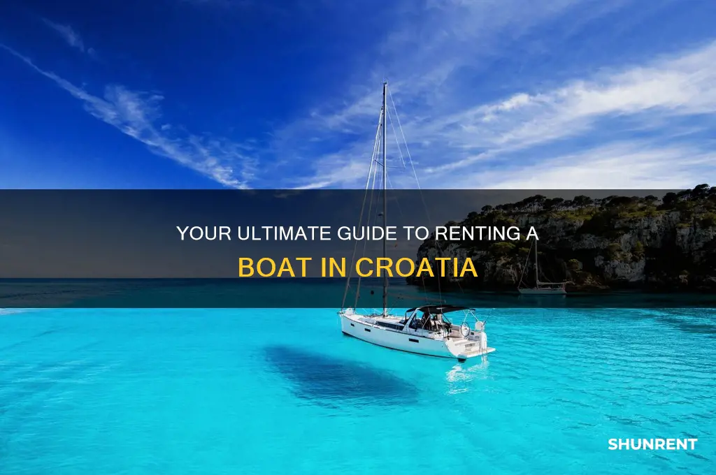 how to rent a boat in croatia
