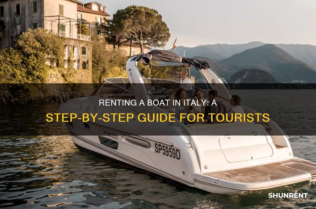 how to rent a boat in italy