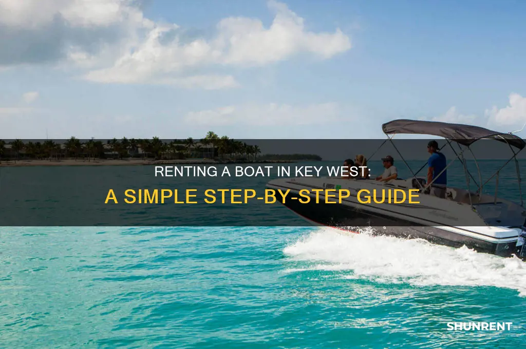 how to rent a boat in key west