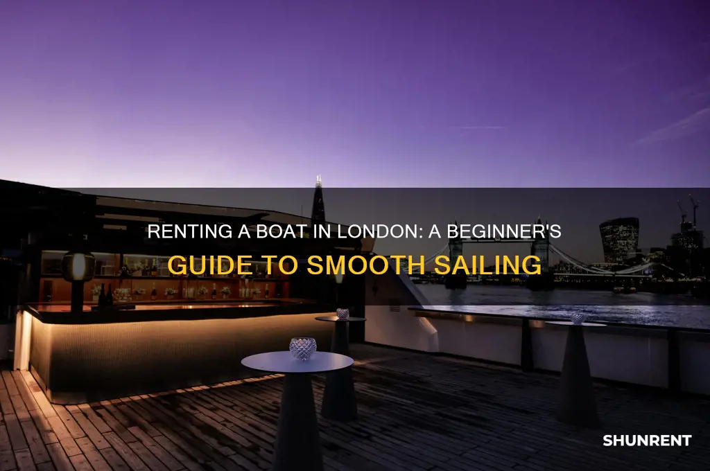 how to rent a boat in london