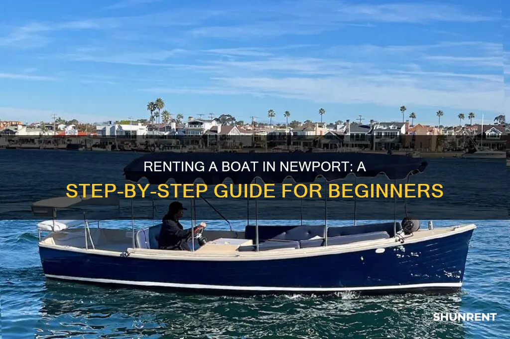 how to rent a boat in newport