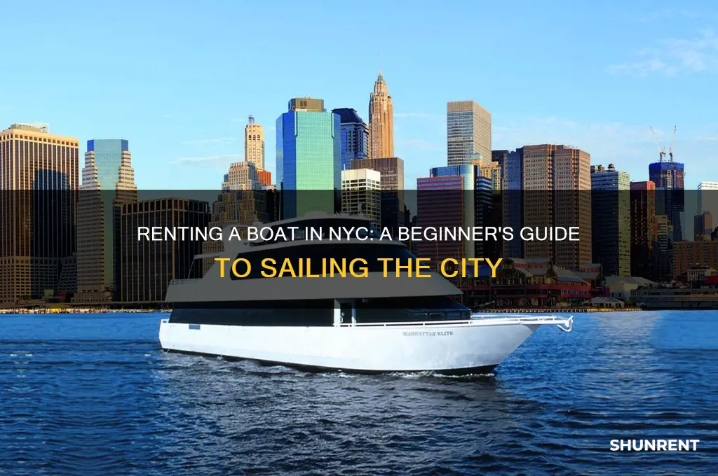 how to rent a boat in nyc