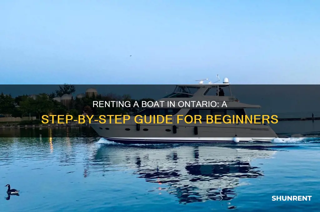 how to rent a boat in ontario