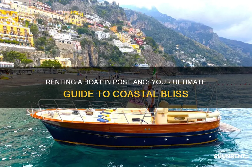 how to rent a boat in positano