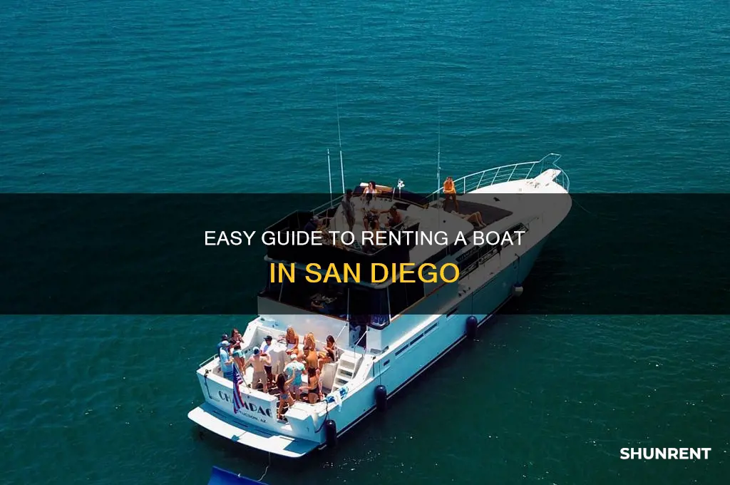 how to rent a boat in san diego
