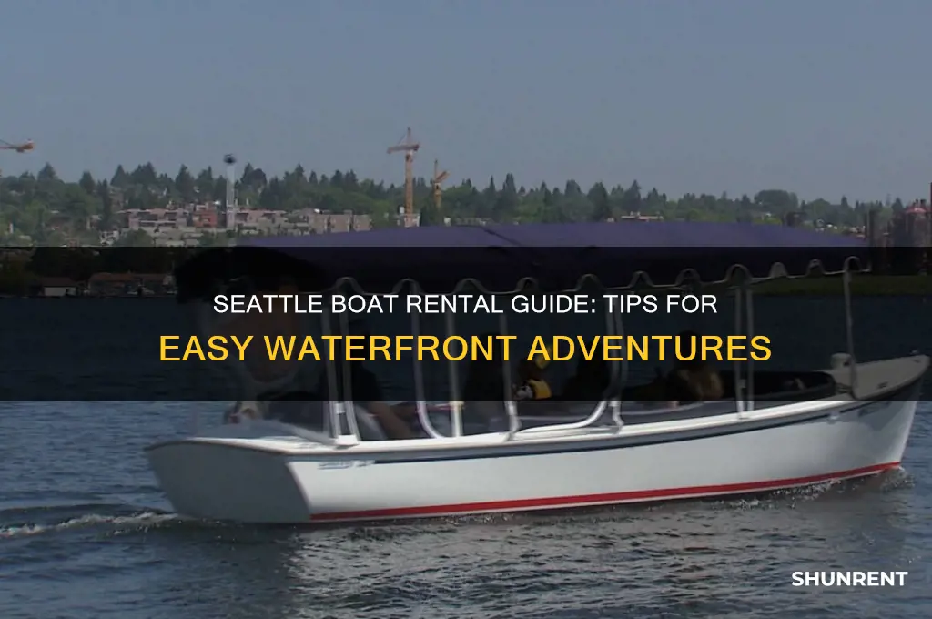how to rent a boat in seattle