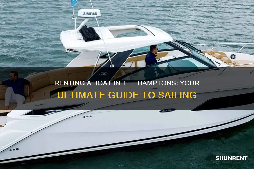 how to rent a boat in the hamptons