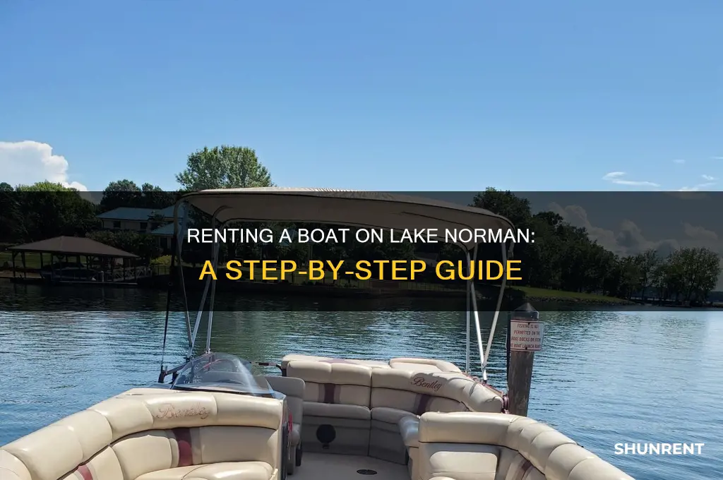 how to rent a boat on lake norman