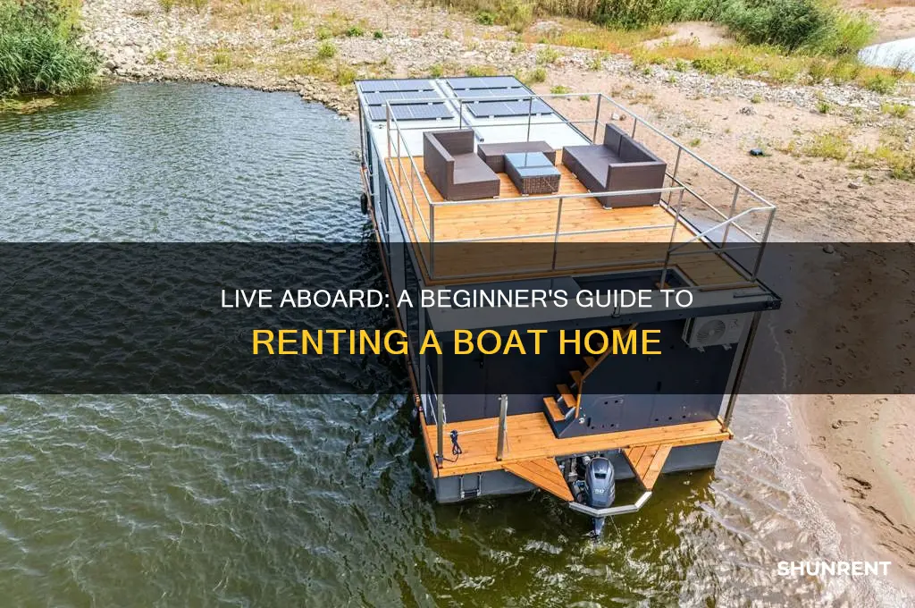 how to rent a boat to live on
