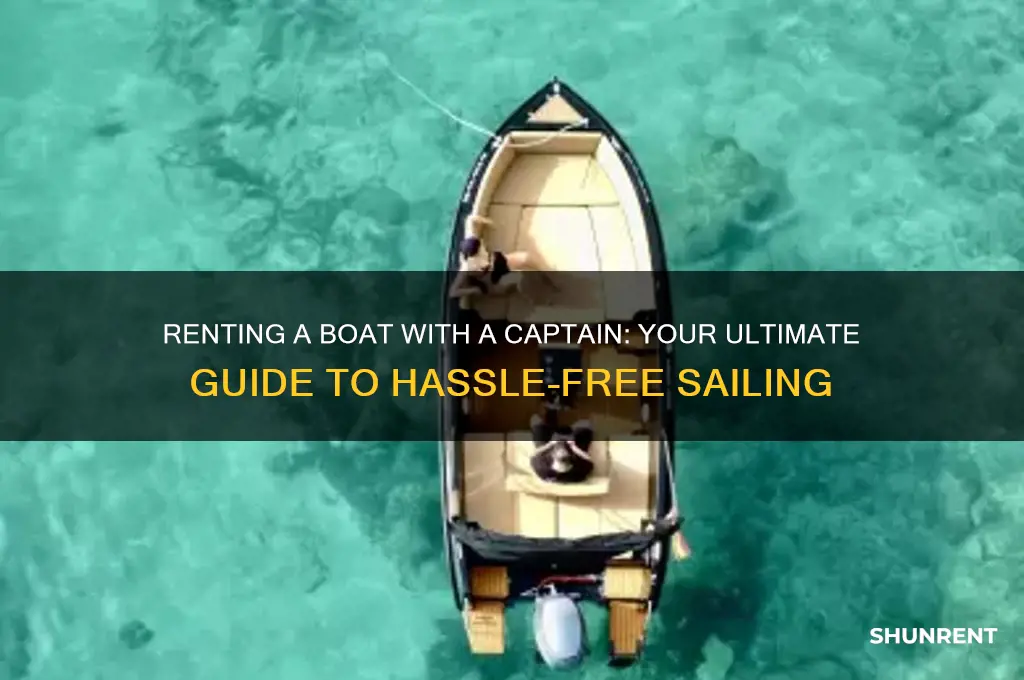 how to rent a boat with a captain