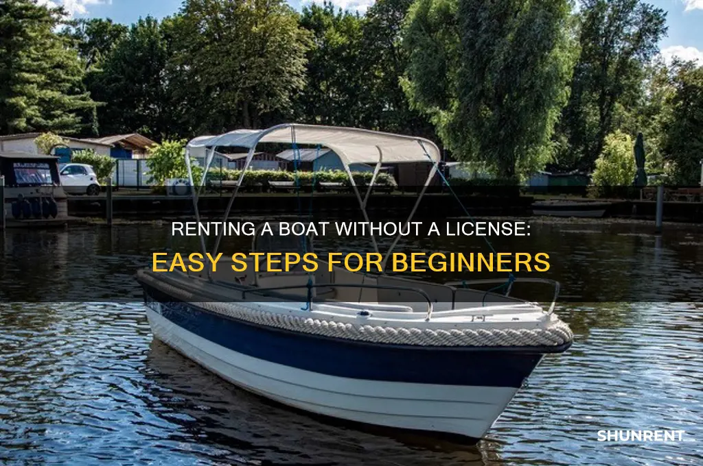how to rent a boat without a license