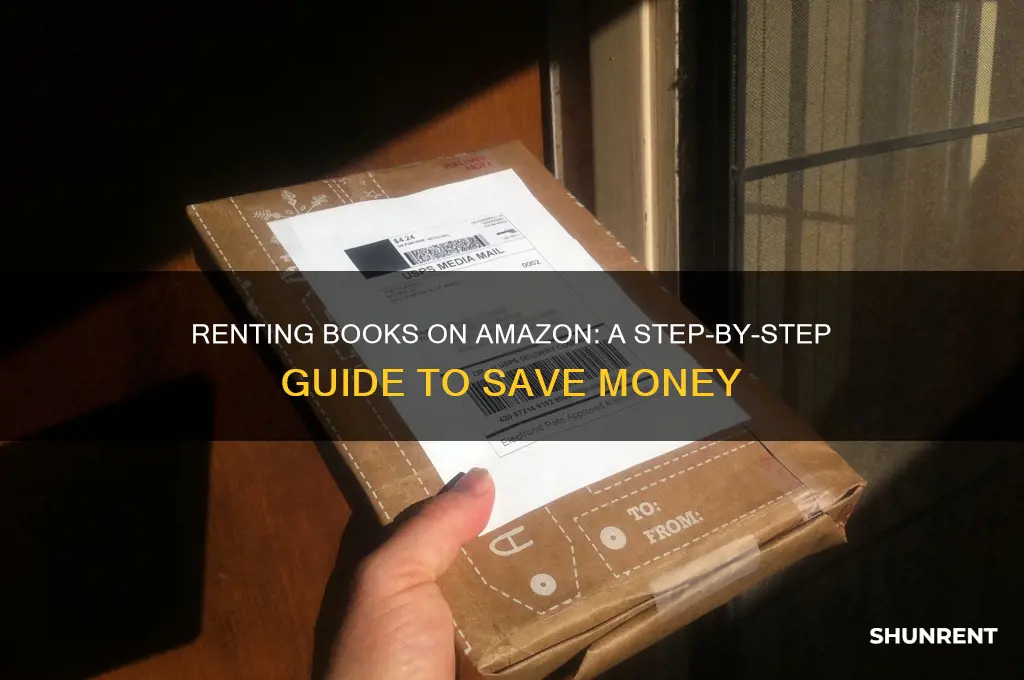 how to rent a book on amazon