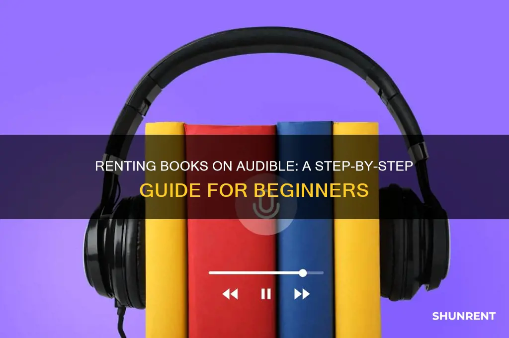 how to rent a book on audible