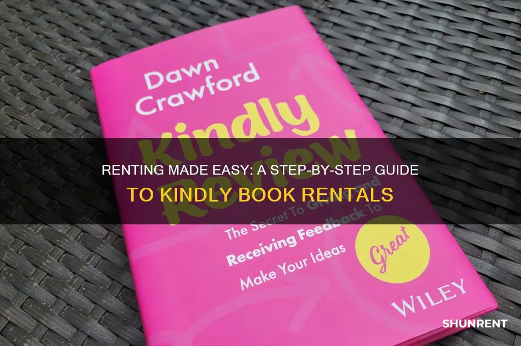 how to rent a book on kindly