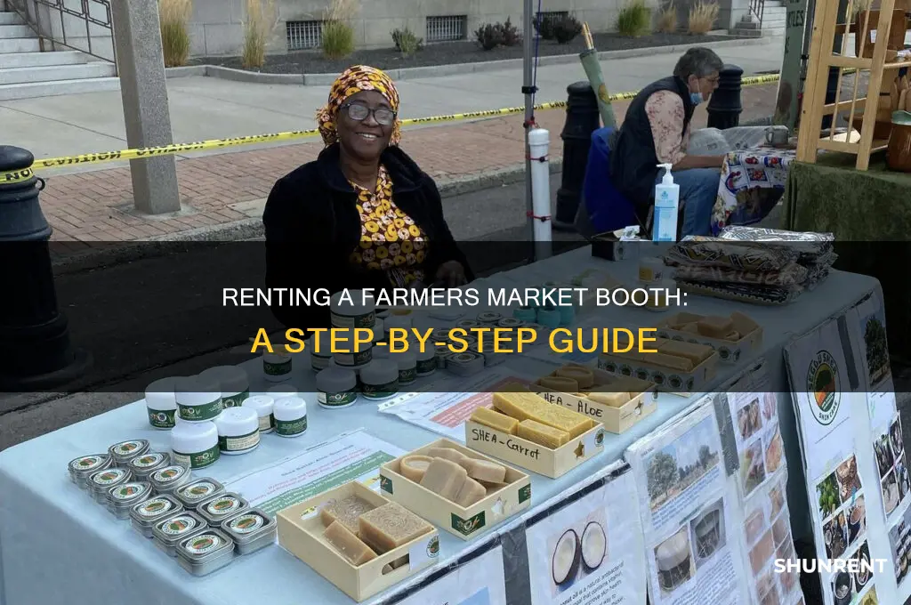 how to rent a booth at farmers market
