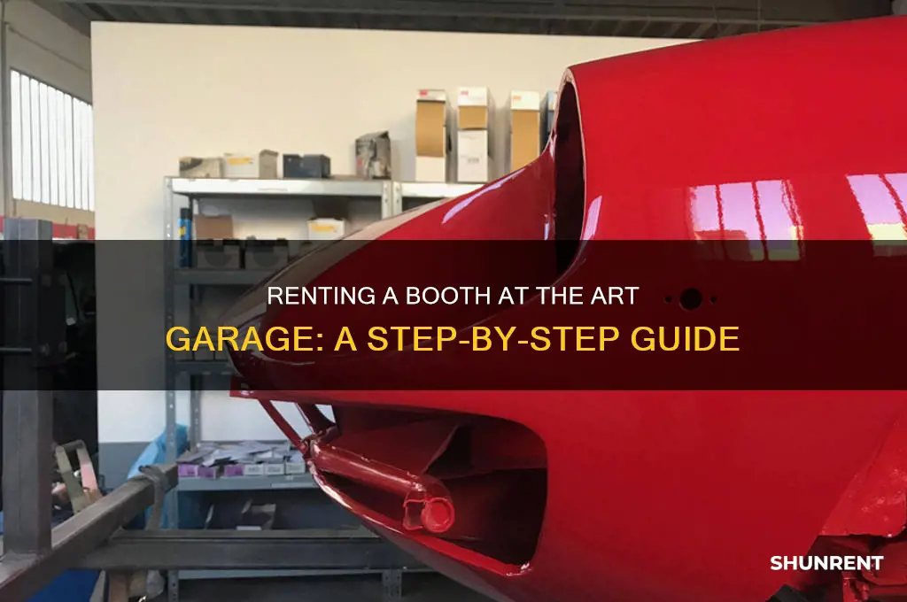 how to rent a booth at the art garage