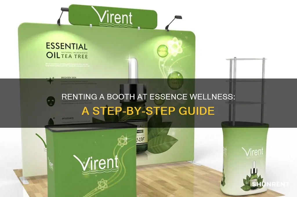 how to rent a booth at the essence wellness