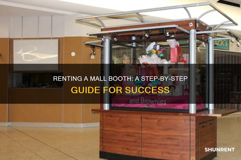 how to rent a booth at the mall