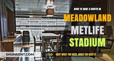 Renting a Booth at Meadowlands MetLife Stadium: A Step-by-Step Guide