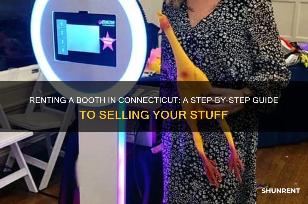 how to rent a booth to sell stuff in connecticut