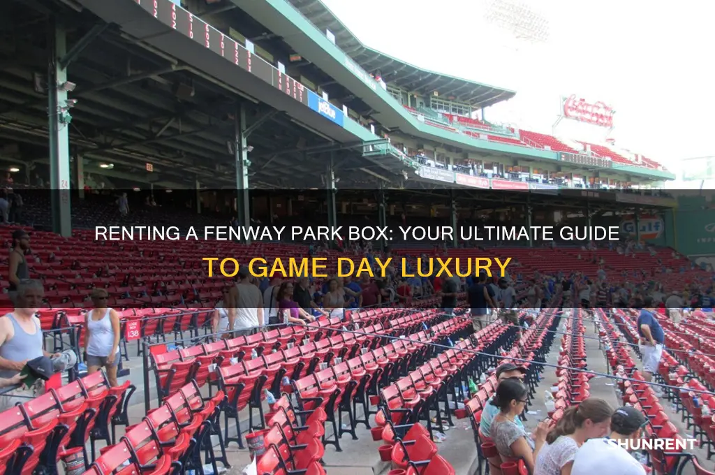 how to rent a box at fenway park