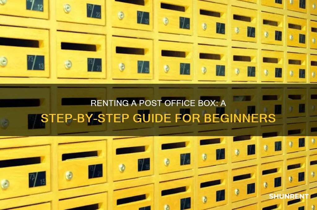how to rent a box at the post office