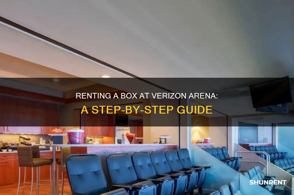 how to rent a box at verizon arena