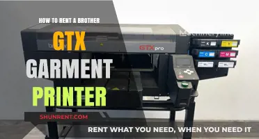 Renting a Brother GTX Garment Printer: A Step-by-Step Guide