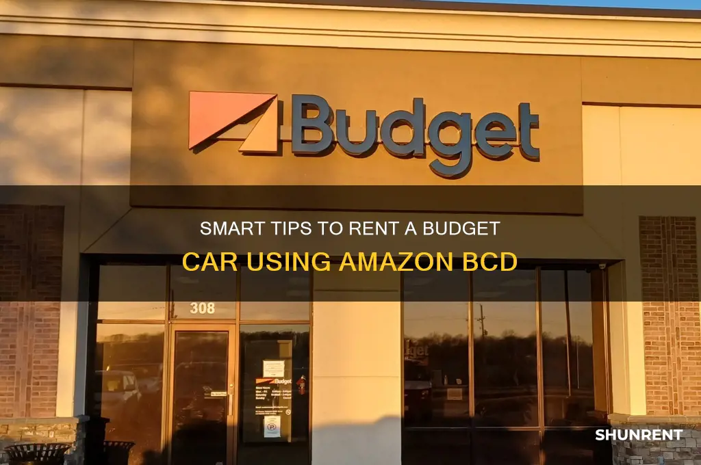 how to rent a budget rental ar using amazon bcd