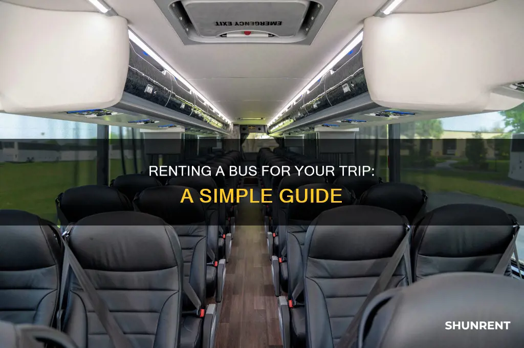how to rent a bus for a trip