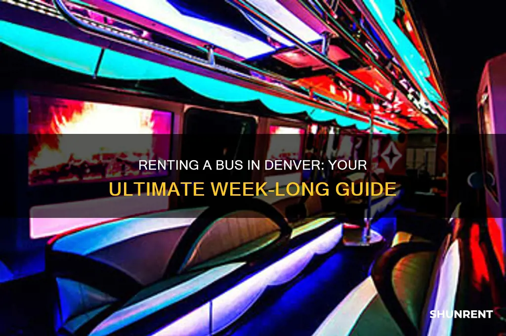 how to rent a bus for a week denver colorado