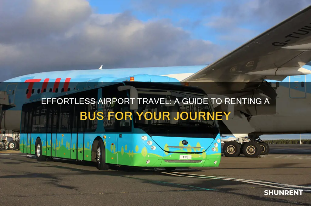 how to rent a bus to airport