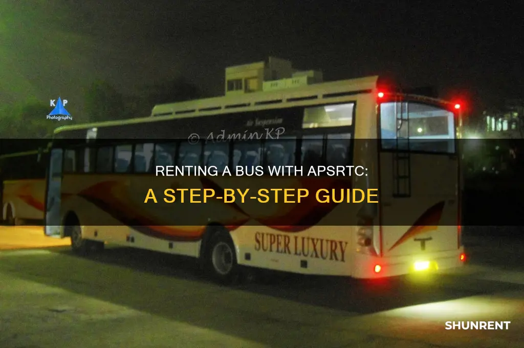 how to rent a bus with apsrtc