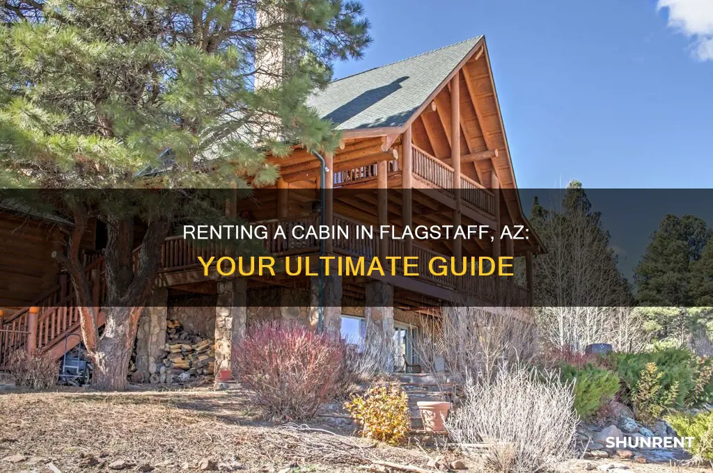 how to rent a cabin in flagstaff az