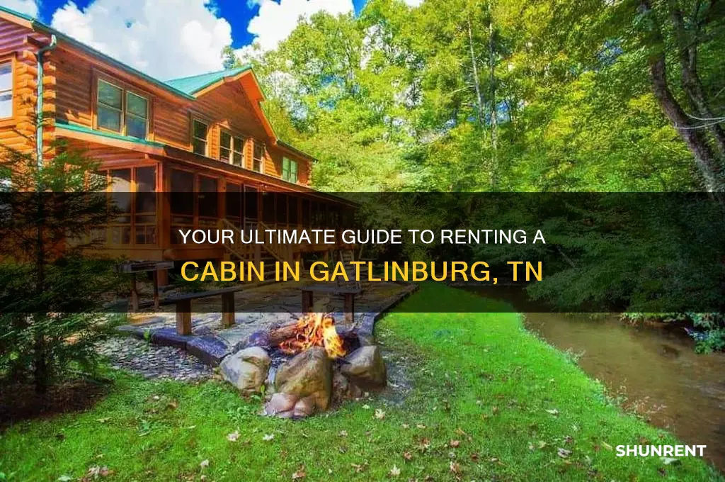 how to rent a cabin in gatlinburg tn