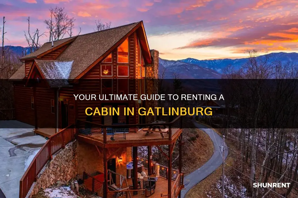 how to rent a cabin in gatlinburg