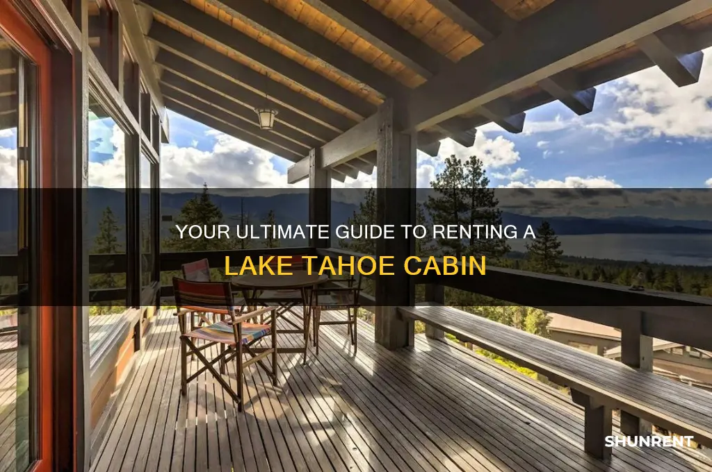 how to rent a cabin in lake tahoe