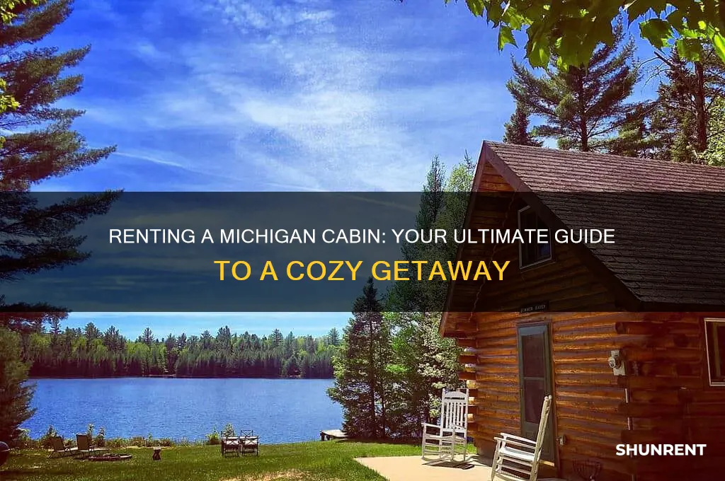 how to rent a cabin in michigan