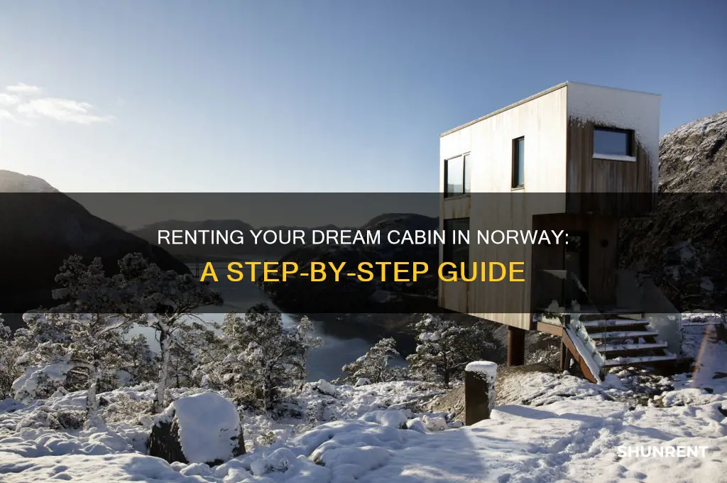 how to rent a cabin in norway