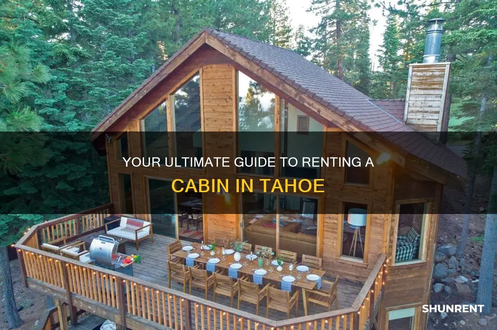 how to rent a cabin in tahoe