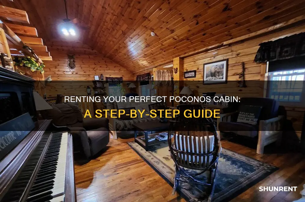 how to rent a cabin in the poconos