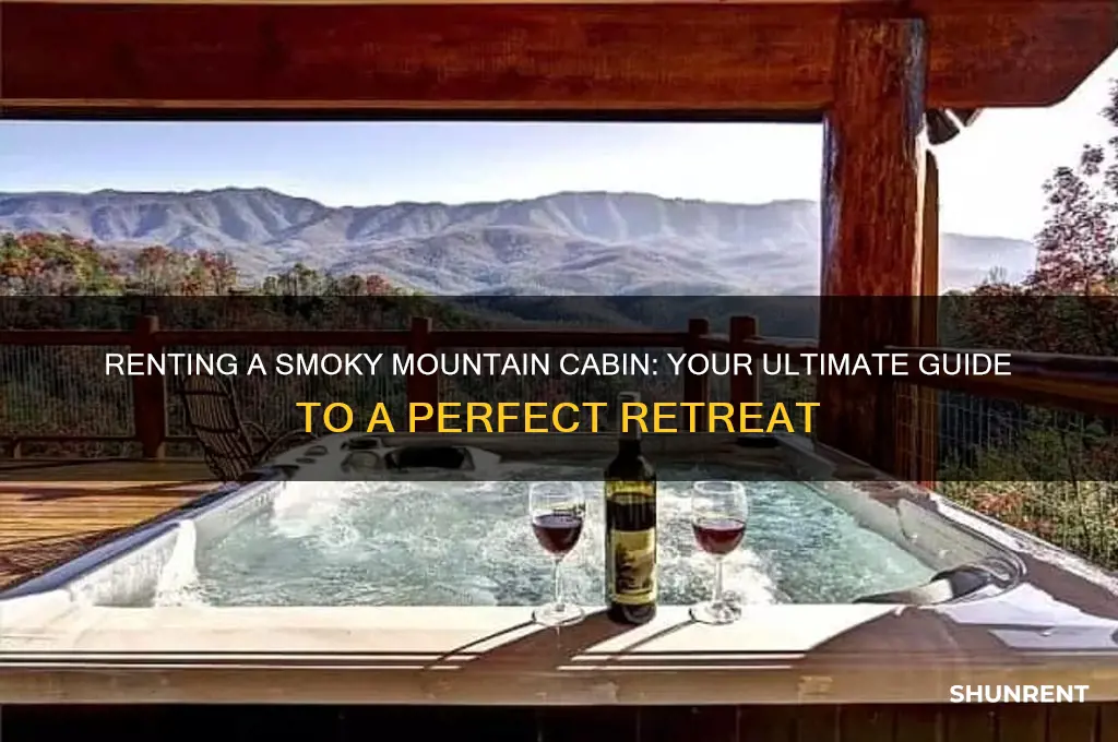how to rent a cabin in the smoky mountains