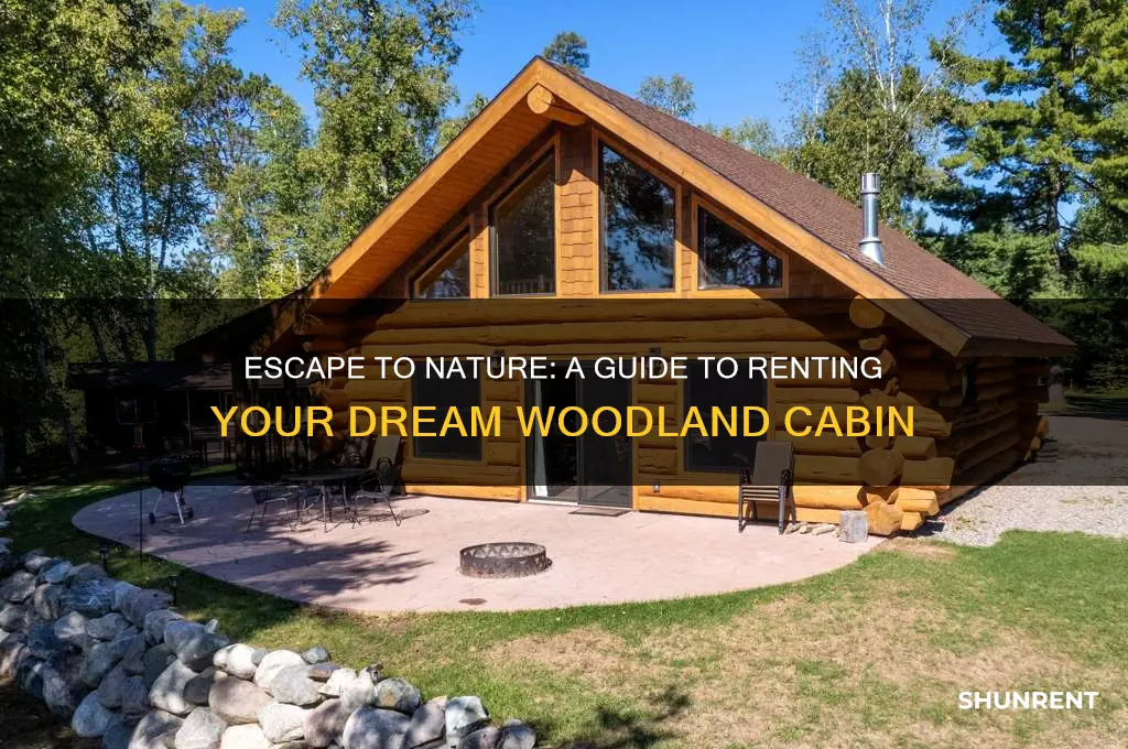 how to rent a cabin in the woods