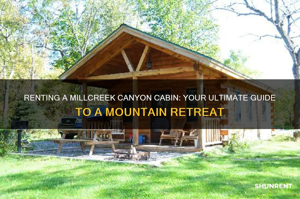 how to rent a cabin up millcreek canyon