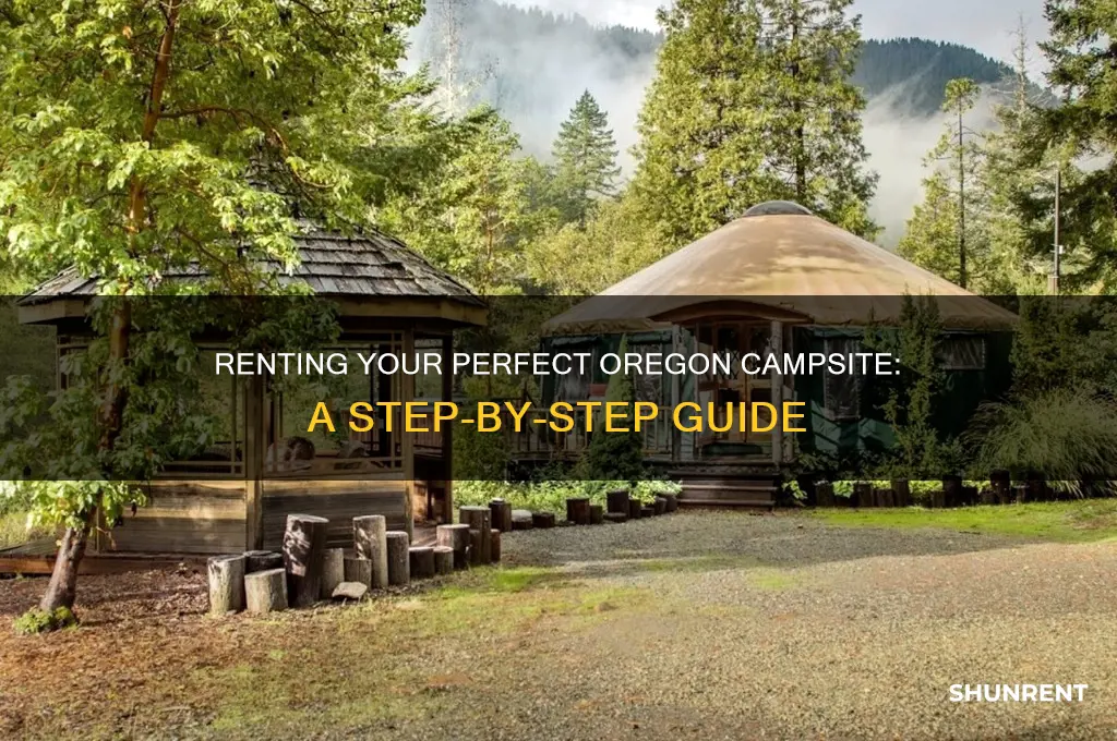 how to rent a campsite in oregon