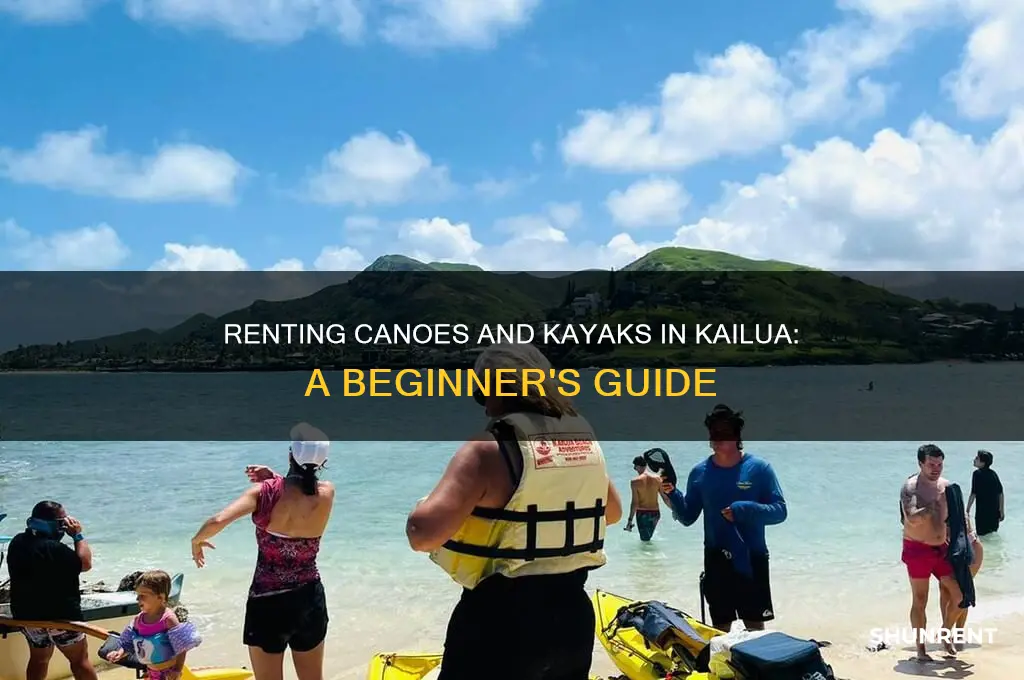 how to rent a canoe or kayak in kailua