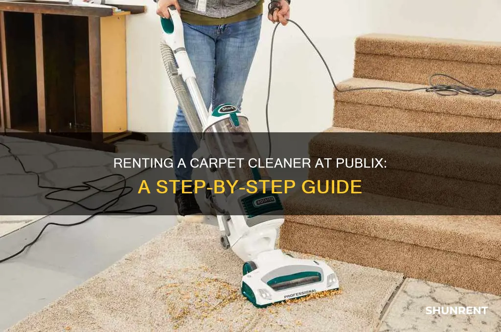 how to rent a carpet cleaner publix