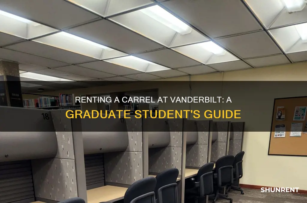how to rent a carrel vanderbilt graduate