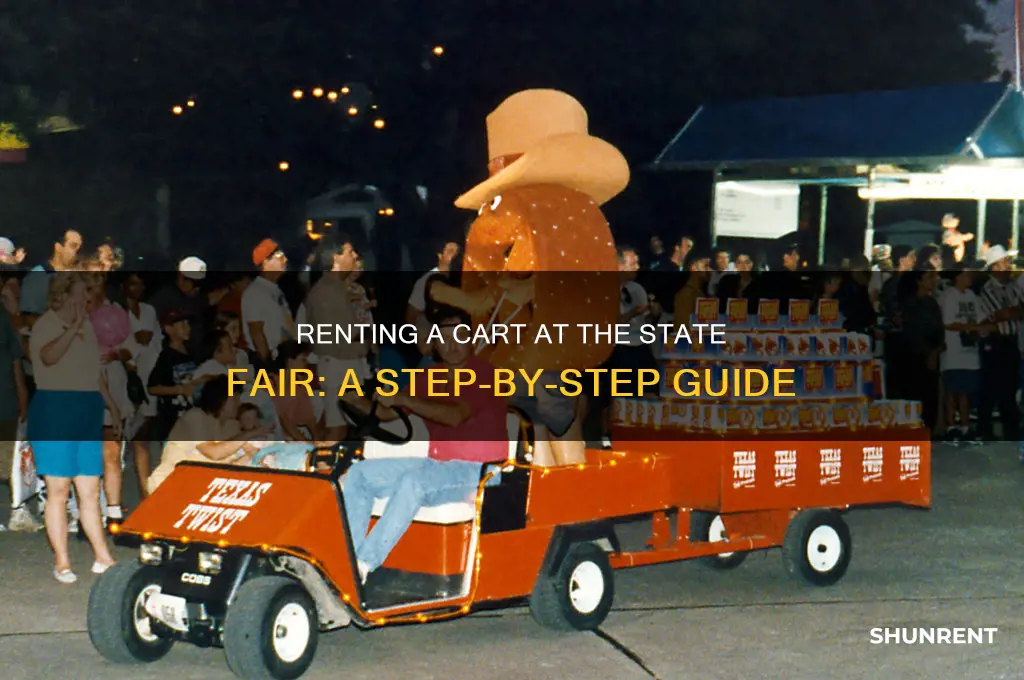 how to rent a cart at the state fair