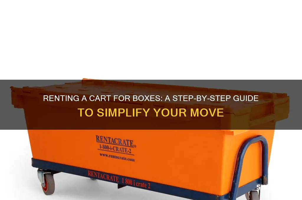 how to rent a cart for boxes